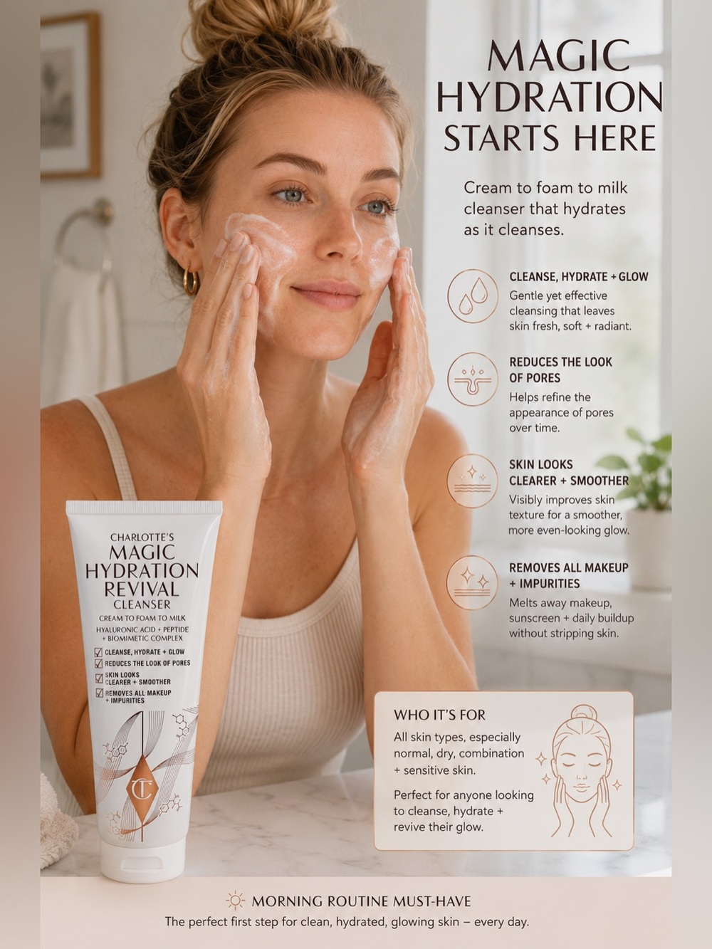 Charlotte Tilbury Magic Hydration Revival Cleanser